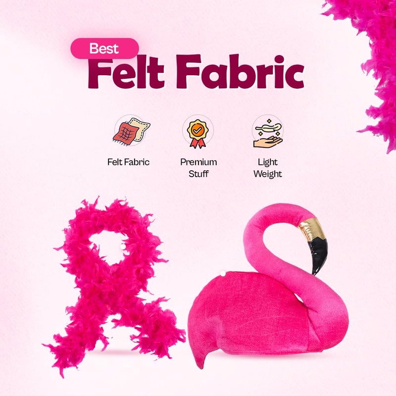 Tigerdoe Flamingo Hat - Pink Feather Boa - 2 Pc Set - Flamingo Costume - Hawaiian Accessories - Beach Party - Flamingo Accessories - Image 3